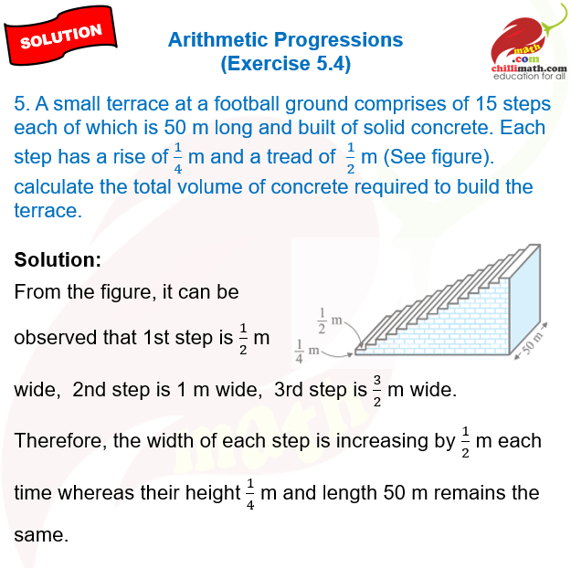 Ncert Solutions class 10 Arithmetic Progressions Exercise 5.4