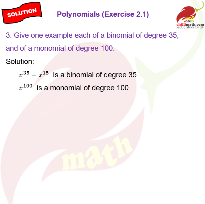 Ncert solutions class 9 chapter 2 exercise 1 question 3