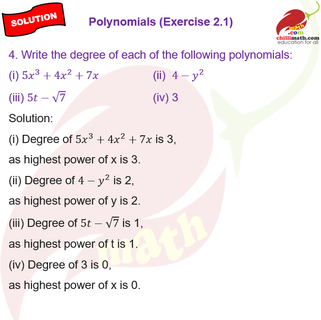 Ncert solutions class 9 chapter 2 exercise 1 question 4