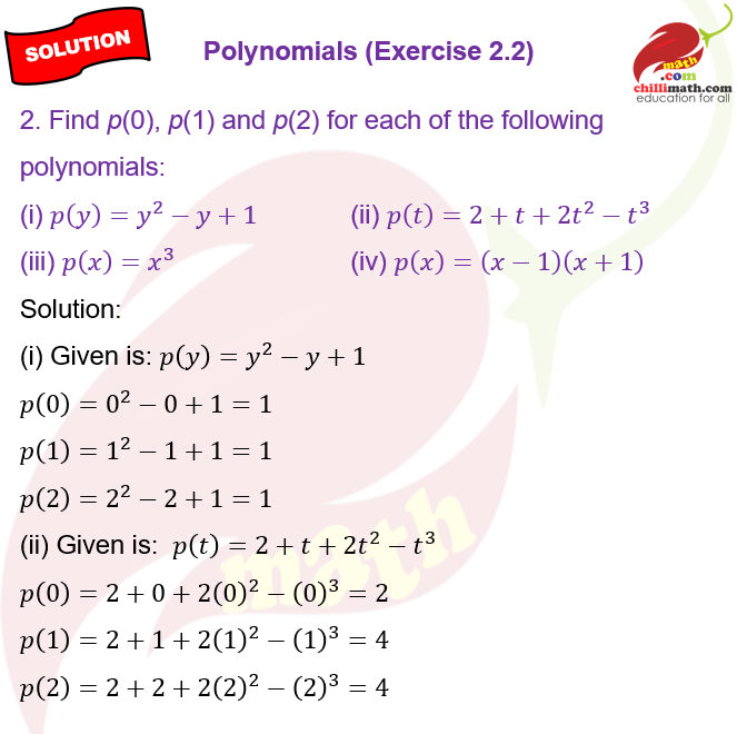Ncert solutions class 9 chapter 2 exercise 2 question 2a