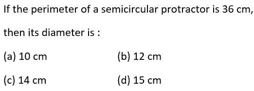 Class 10 Areas Related to Circles MCQ