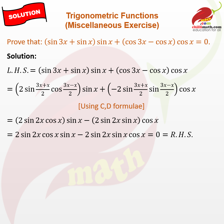 ncert-solutions-class-11-chapter-2-trigonometric-functions-miscellaneous-exercise-question-2