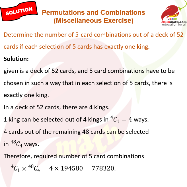 Ncert Solutions Class 11 Chapter 6 Permutations and Combinations Miscellaneous Exercise Question 8