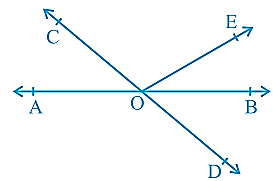 class 9 chapter 6 Lines and Angles exercise 6.1 question 1