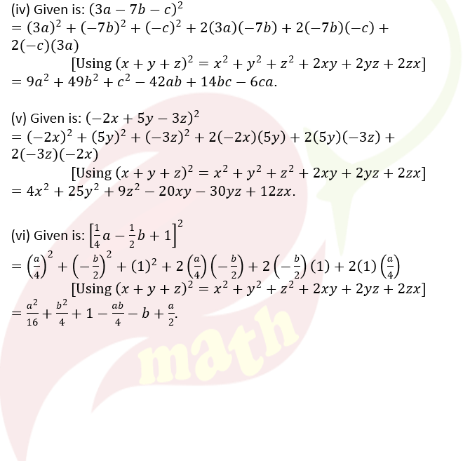 Ncert Solutions Class 9 Chapter 2 Polynomials Exercise 2.4 Question 4 ...