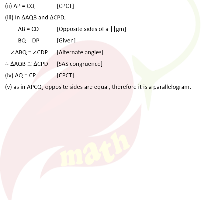 Ncert Solutions Class 9 Chapter 8 Quadrilaterals Exercise 8.1 Question 5