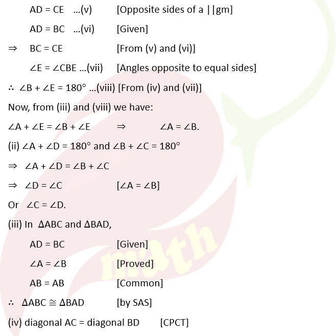 Ncert Solutions Class 9 Chapter 8 Quadrilaterals Exercise 8.1 Question ...