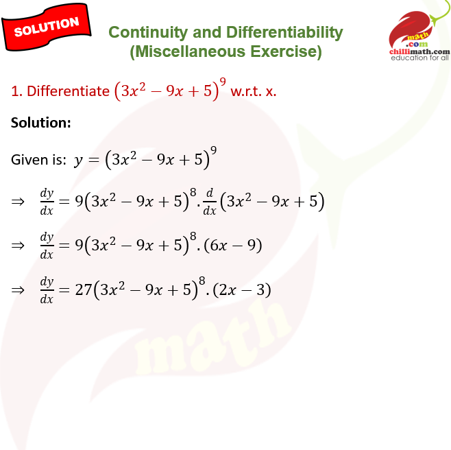 ncert solutions class 12 chapter 5 continuity and differentiability miscellaneous exercise question 1