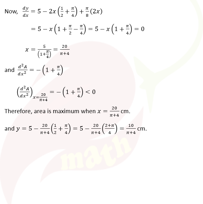 Ncert Solutions Class 12 chapter 6 Application of Derivatives Miscellaneous Exercise Question 8