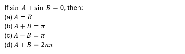 class 11 trigonometry