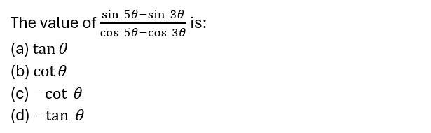 Class 11 Trigonometry