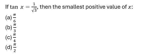 Class 11 Trigonometry